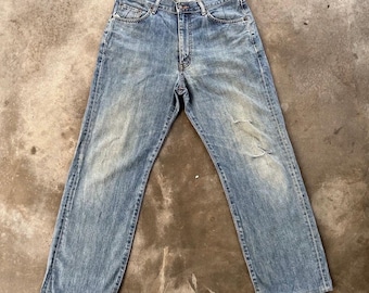 Vintage Edwin Verblasste Sick Denim Jeanshose W33