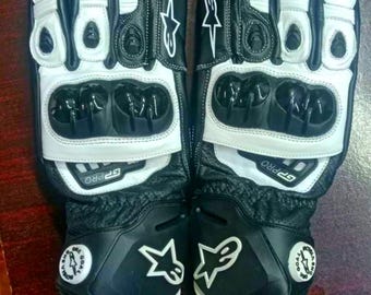 Alpines Star GP Pro Läderhandskar WinsomeRacing