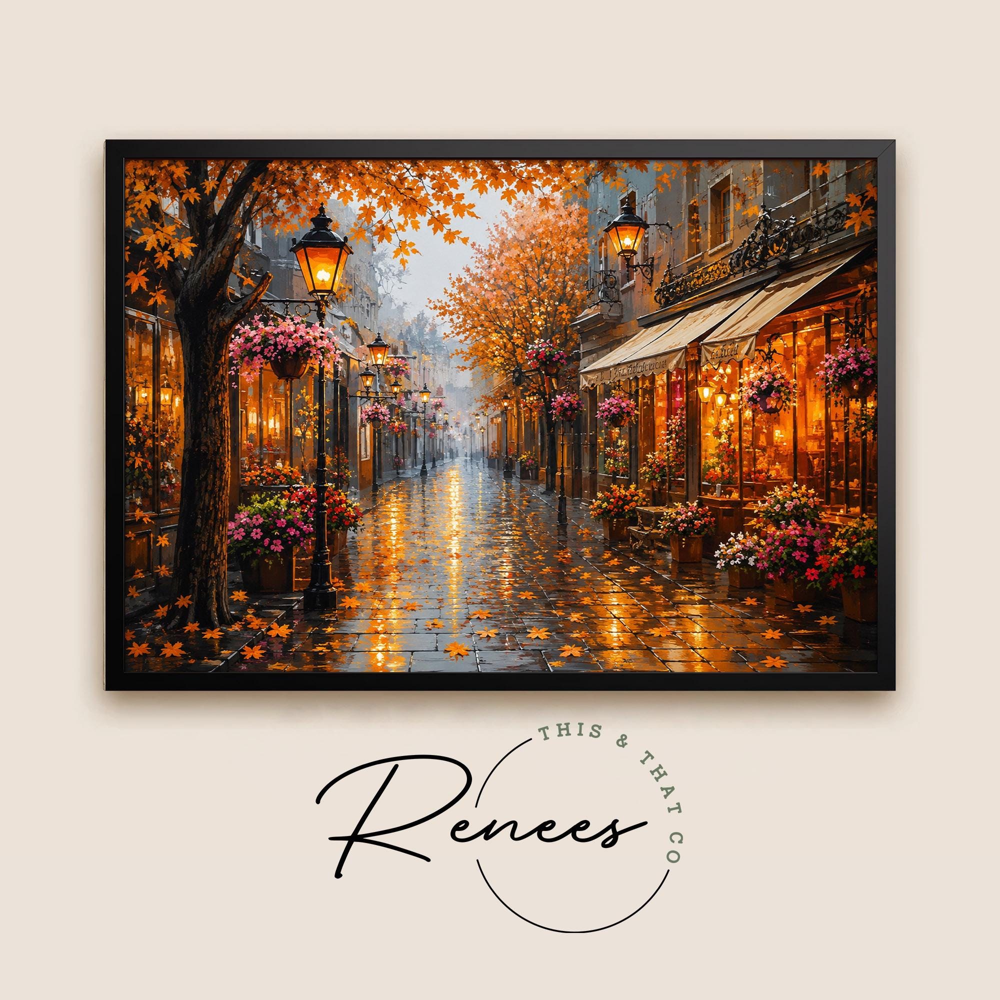 Horizontal Art Deco French - Etsy