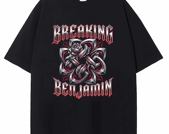 Vintage Breaking Benjamin Shirt, Rock Band Tee, Metal Music Fan Gift, Graphic Band Merch T-Shirt, Concert Top, Unisex Apparel