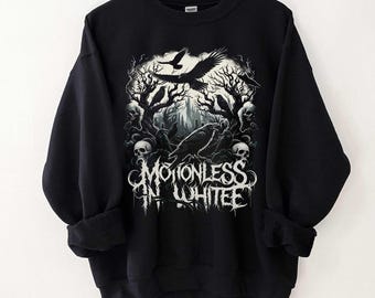 Vintage Motionless In White T-shirt Sweatshirt, Another Life Merch, Metal Band Tee, Gothic Music Apparel, Gift For Metalheads