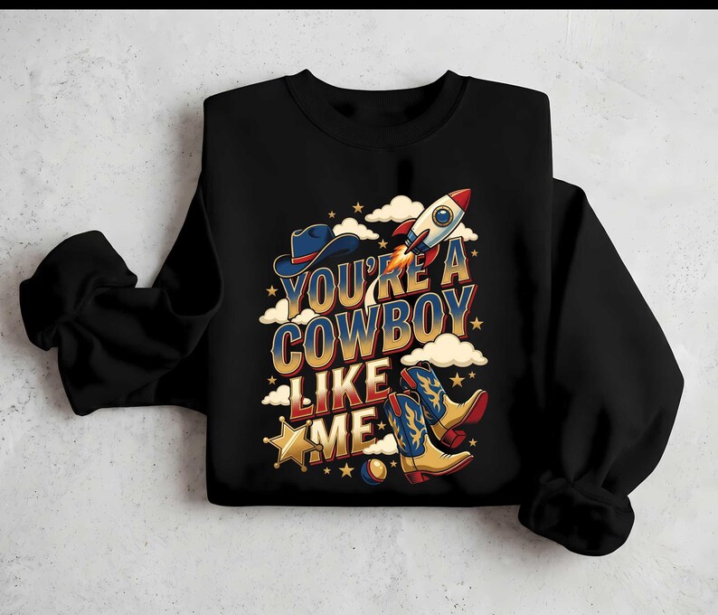 Vintage Youre A Cowboy Like Me Shirt Toy Story 5 Tee Disneyland Family Vacation Shirt Wdw Trip Tshirt Retro Pixar Fest Graphic Tee image 5