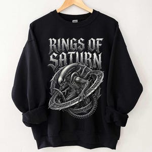 Vintage Rings Of Saturn Shirt Metal Band T-shirt Alien Sci Fi Deathcore Merch Lugal Ki En Gidim Senseless Massacre Rocker Metal Gift
