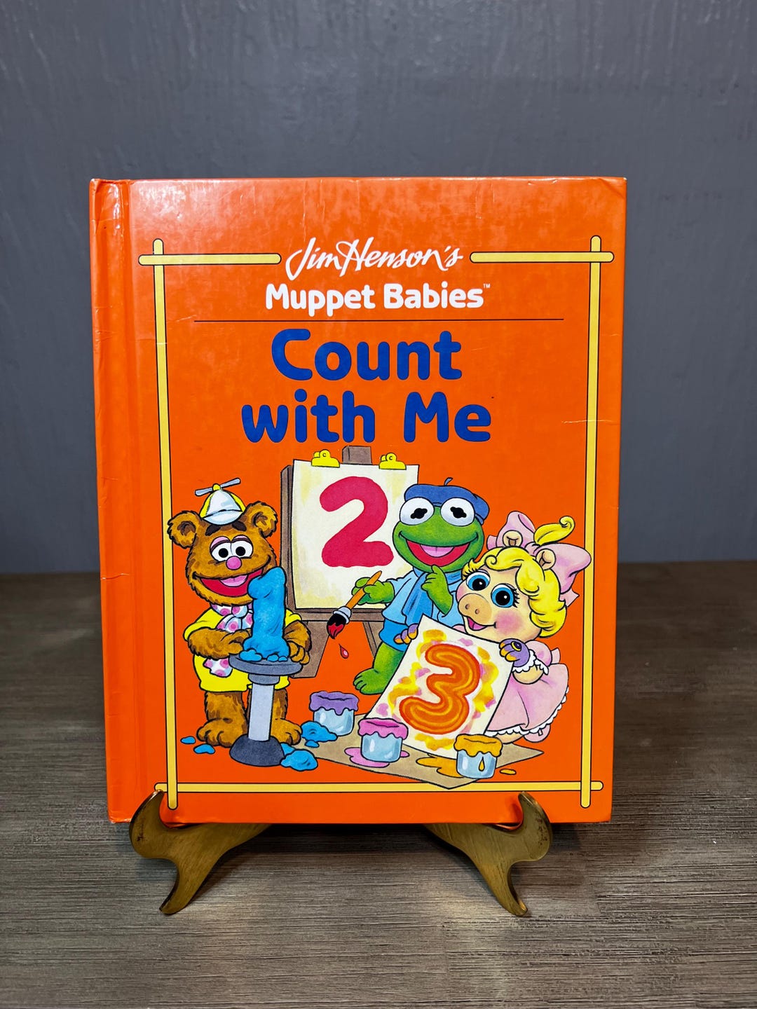 Jim Henson | Vintage Muppet Babies Book | Count With Me - Etsy