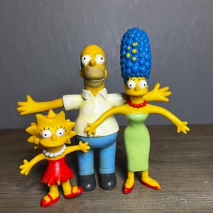 The Simpsons Bendable Figures - Etsy