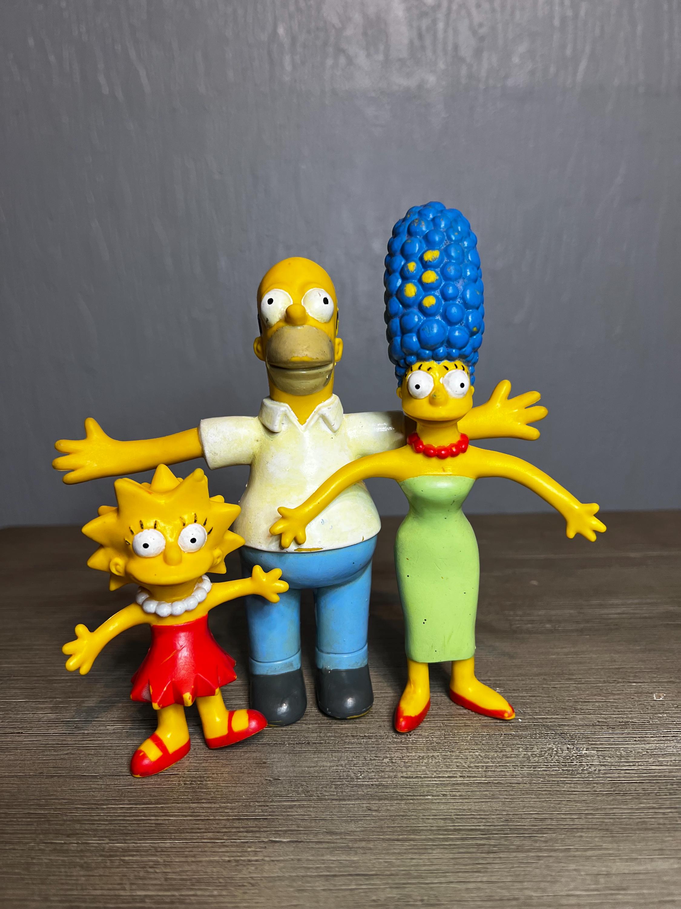 The Simpsons Bendable Figures - Etsy