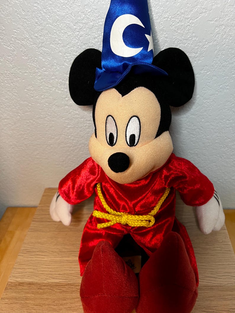 Disney Sorcerer Mickey Plush Fantasia Wizard Mickey Mouse Stuffed Animal Toy Factory Bild 10
