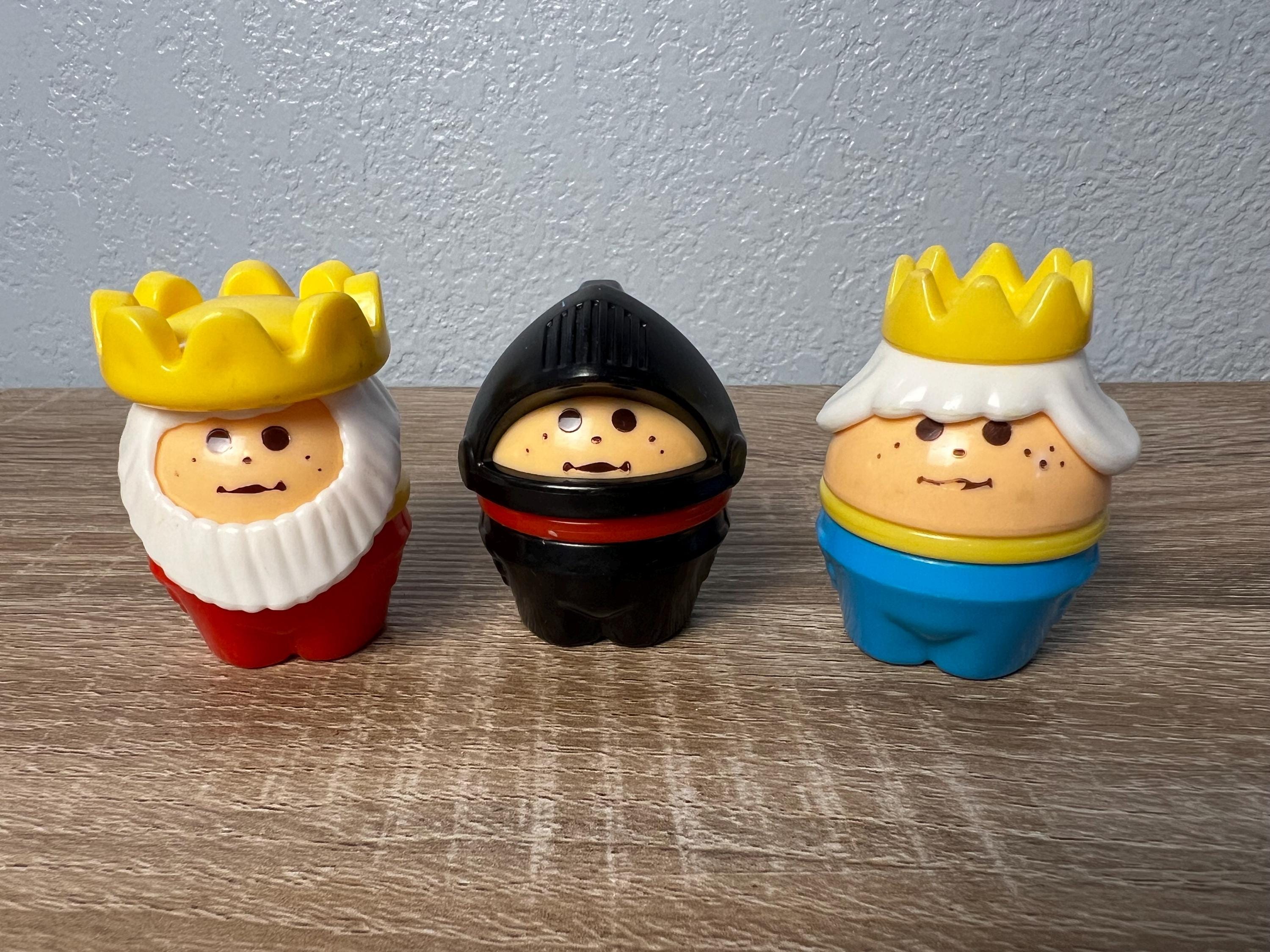【お城4体セットB】トドルトッツ 王様 王妃 騎士 黒騎士 リトルタイクス レア Castle Little Tikes - Etsy