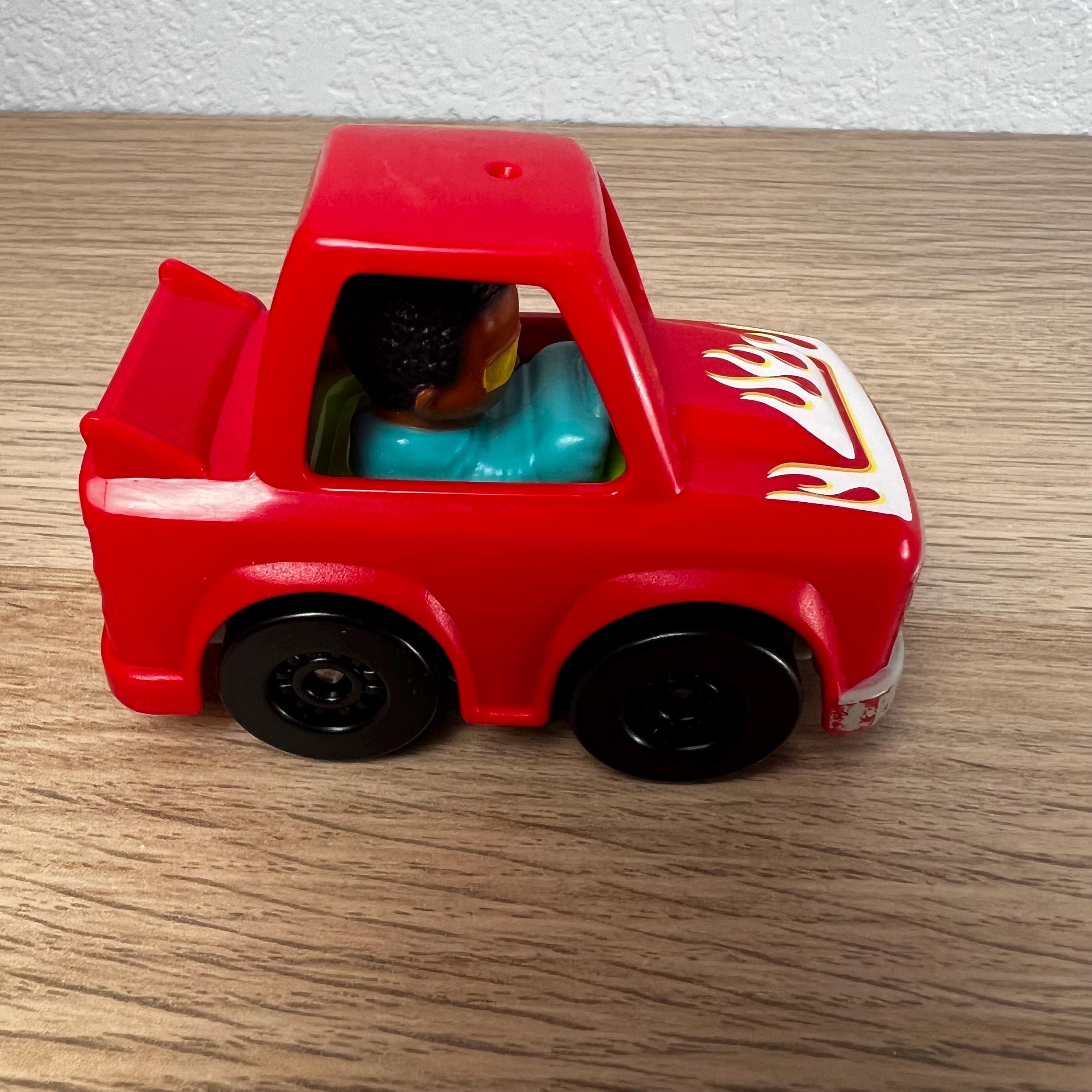 Wheelies Toy Rip Fisher Price Little People Wheelies Eddie Orange Car 2019 Mattel ...