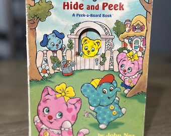 Vintage Little Pumpkins Hide and Peek Board Book: Interactive Toddler