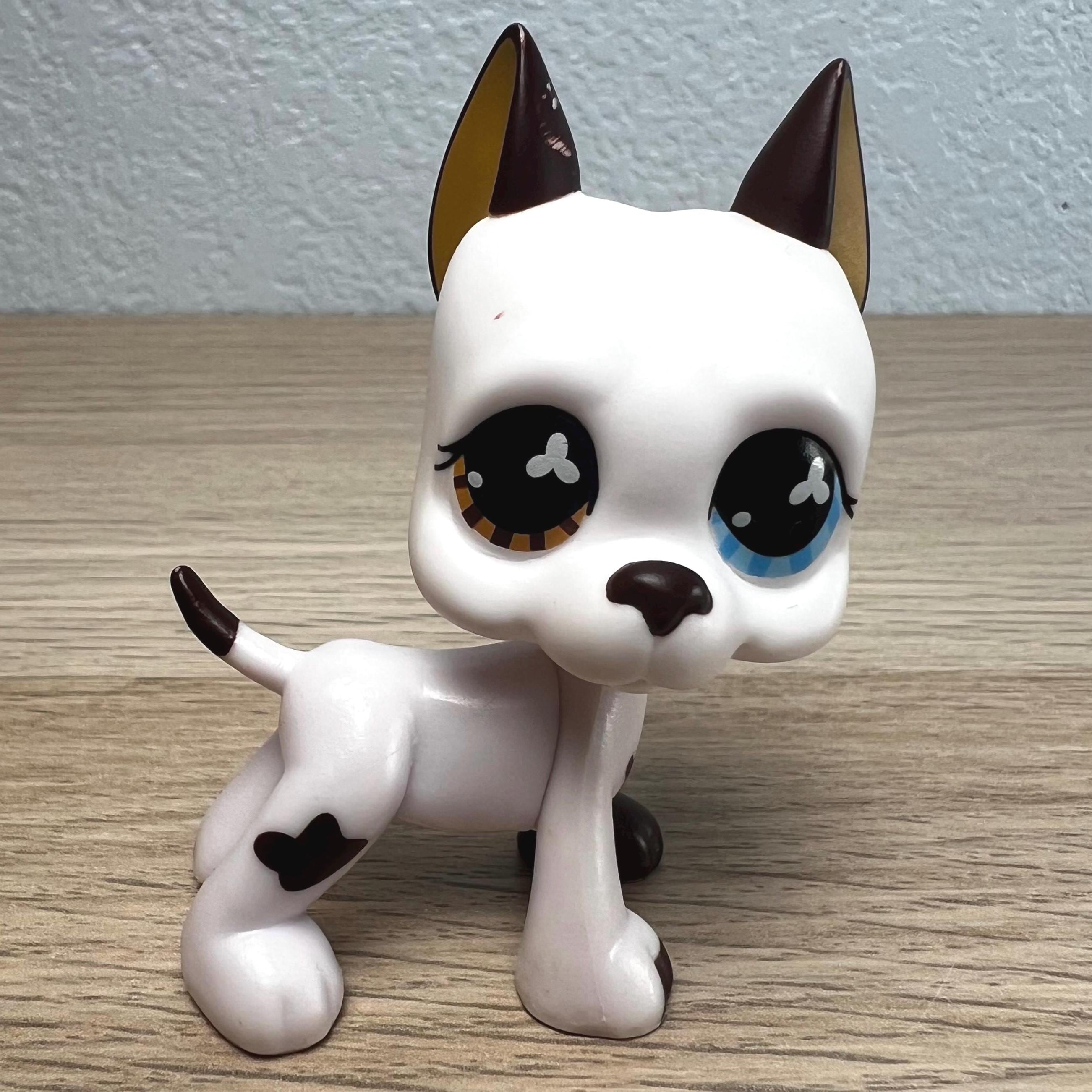 LPS Great Dane #577 Heterochromia Blue Brown Eyes Authentic