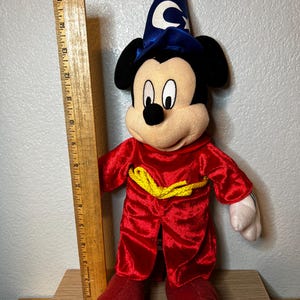 Disney Sorcerer Mickey Plush Fantasia Wizard Mickey Mouse Stuffed Animal Toy Factory Bild 9