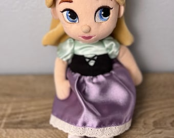 Disney Store Animators Collection Briar Rose Aurora Plush Doll Sleeping Beauty 13”