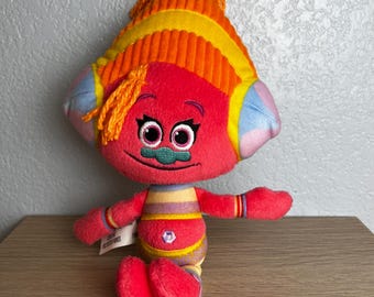 DreamWorks Trolls DJ Suki Plush Hasbro 2015 Colorful Troll Stuffed Toy