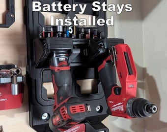 M12 Tool Organizer | Holds 3 Tools + 19 Bits | Packout Compatible
