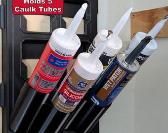 Vehicle Ready Caulk Holder | Holds 5 Tubes (10oz) | Packout Compatible