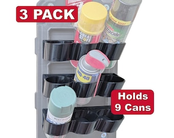 3-Pack Spray Can Holder | Vehicle Ready | Holds 9 Cans | Packout Compatible Storage