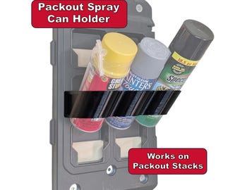 Vehicle Ready Spray Can Holder | Holds 3 Cans | Works on Packout Stacks