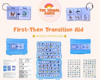 Go Visual First First-then Visual Transition Aid (digital Download) - Etsy