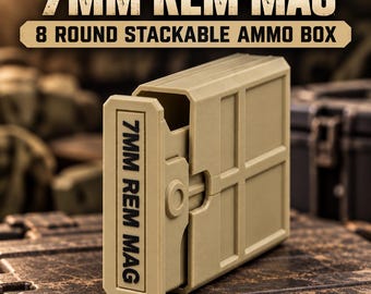 7mm Remington Magnum 8-Round Pocket Ammo Box