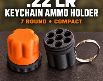 22LR Keychain Holder – 7 Round Capacity