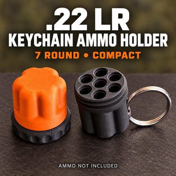 22LR Keychain Holder – 7 Round Capacity