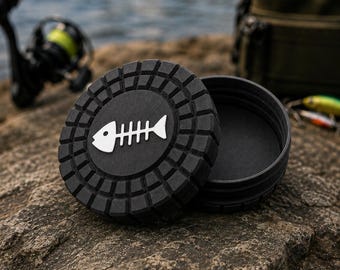 Pocket Storage Container, Tactical Screw Top Utility Capsule, EDC Gear Container. Gift for outdoor hunter and fishing dad