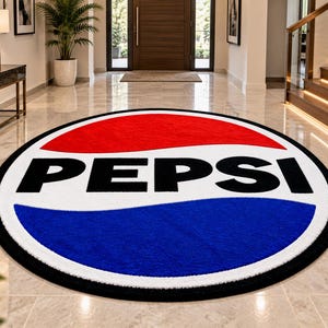 Pepsi Rug - Etsy