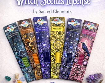 Witch Whisper Scents Incense * 10-Stick Packs * Sacred Elements