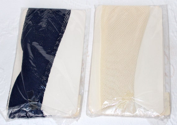 NOS Vtg Fishnet Nylon Stockings Lingerie Hosiery … - image 3