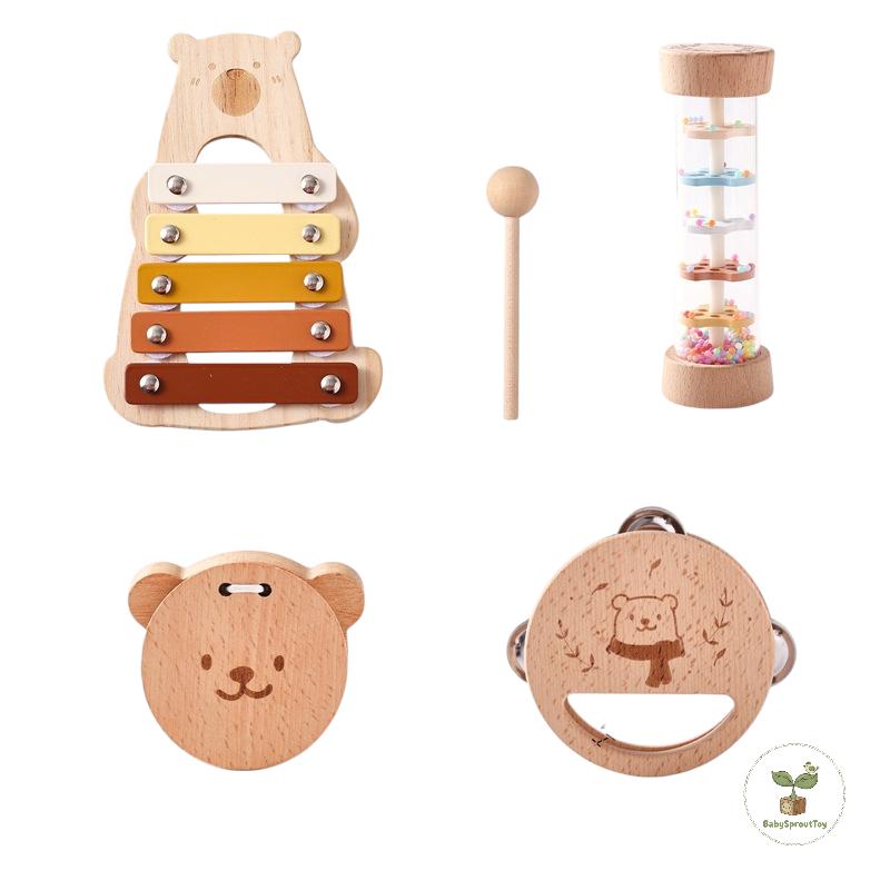 Eyfs Creative Instruments Wooden Musical Instrument Set | for Creative Toddlers (0β3 Years) - Etsy