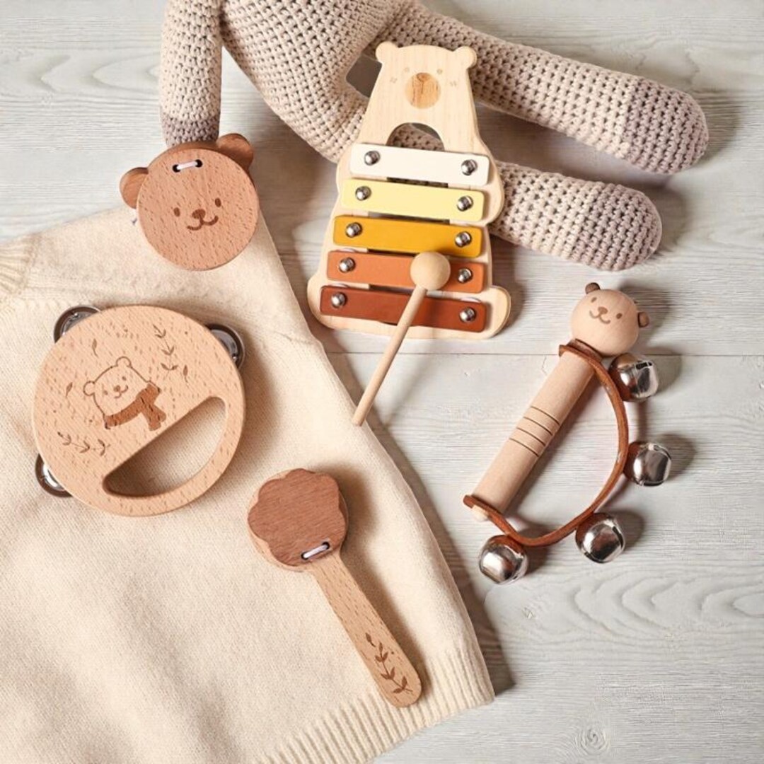 Eyfs Creative Instruments Wooden Musical Instrument Set | for Creative Toddlers (0β3 Years) - Etsy