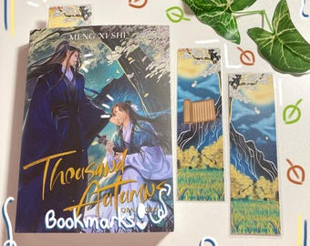 Thousand Autumns Inspired Double-Sided Bookmark