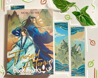 Thousand Autumns Inspired Double-Sided Bookmark