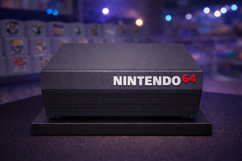 Nintendo Rectangular Nintendo 64 Cartridge Storage – Holds 18 N64 Games - Etsy
