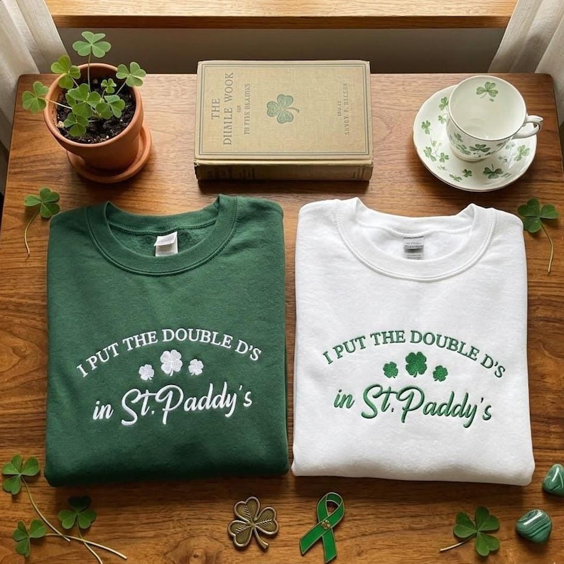 St Patrick's Day Embroidery Design, Shamrock Luck Digital File, Irish ...