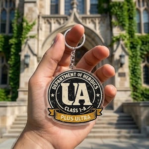 University of Tennessee Keychain, UT Knoxville Varsity T Orange, White 2D Flat Acrylic Keyring, College Sports Fan Gift,Volunteers Bag Charm