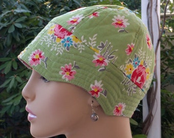 Chemo Hat ON SALE Soft Cancer Cap Alopecia Hat Reversible Small/Medium