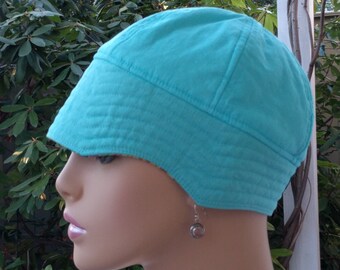 Womens Chemo Hat Soft Cancer Cap Alopecia Hat Reversible Small/Medium