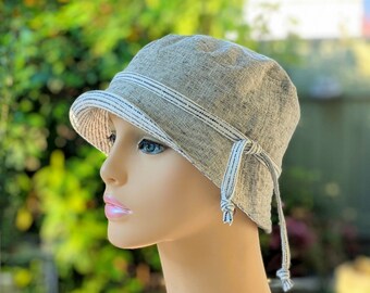Made in the USA Chemo Caps Reversible Chemo Headwear Size: SMALL-MEDIUM Chemo Hats Available in all sizes. Just Ask!