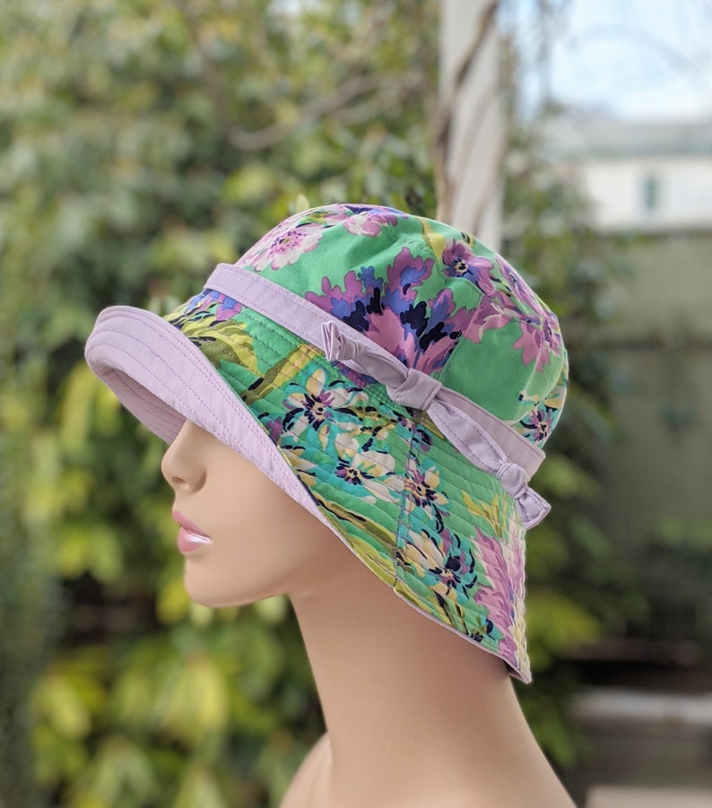 women's soft brim cotton sun hat