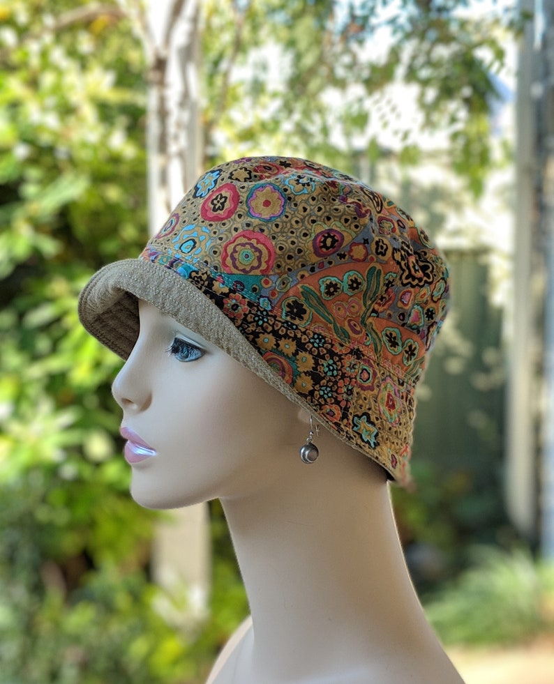 Made in the USA Chemo Caps Reversible Chemo Headwear Size: SMALL-MEDIUM Chemo Hats Available in all sizes. Just Ask!
