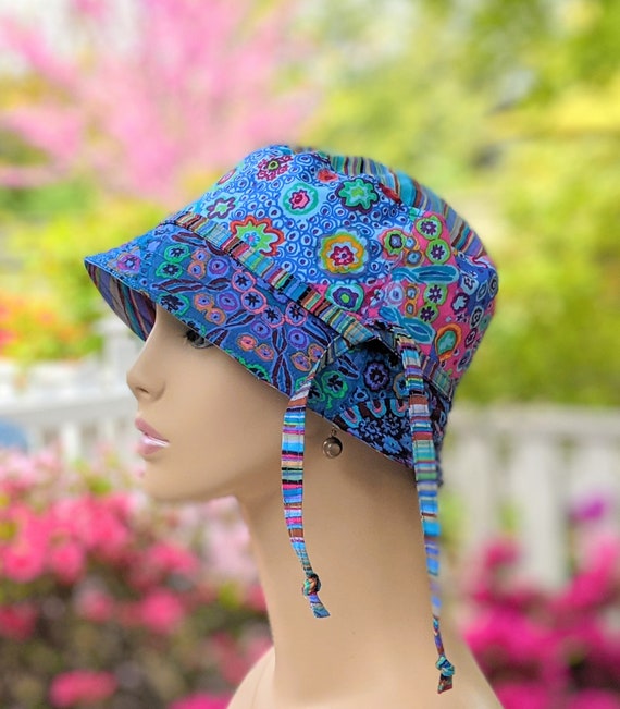 Cancer Hat Hair Loss Headwear Sun Hat Kaffe Fassett Etsy