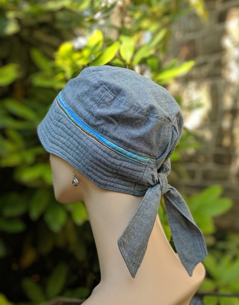 Available in Small, Medium and Large, Just Ask! Soft Chemo Headwear Made in the USA.MEDIUM Chemo Hat Reversible /& Adjustable