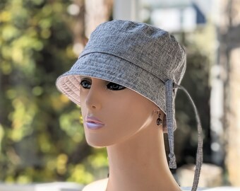 Women's Chemo Hats, Cancer Hat, Soft Light Weight Summer Hat, See Sizing info in 3rd/4th Photos, Handmade in the USA, Visit: hedART