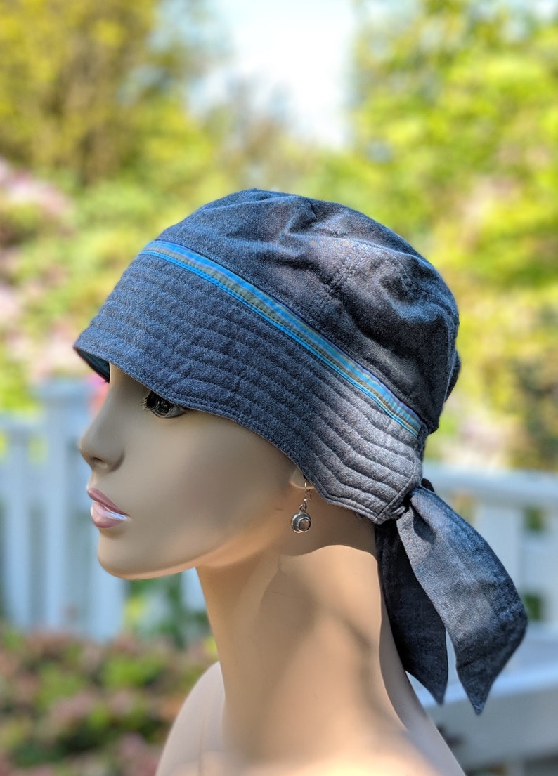 Available in Small, Medium and Large, Just Ask! Soft Chemo Headwear Made in the USA.MEDIUM Chemo Hat Reversible /& Adjustable
