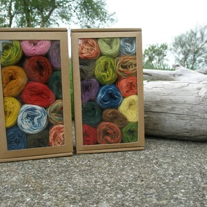 Make your own baby blanket from hand dyed Icelandic wool, naturally colored with Icelandic plants image 2