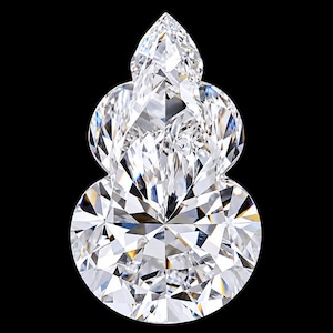 Fire Cut Lab Grown Diamond 1-5 ct, E-F Color VS+ Clarity, IGI Certificate Available, Unique Fancy Cut Diamond, Custom Jewelry