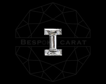 Alphabet I Cut Diamond | Lab Grown Diamond | Ethical-Sustainable