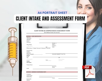 Modulo di ammissione al servizio di assistenza domiciliare / Valutazione non medica (PDF stampabile, Word, Excel)